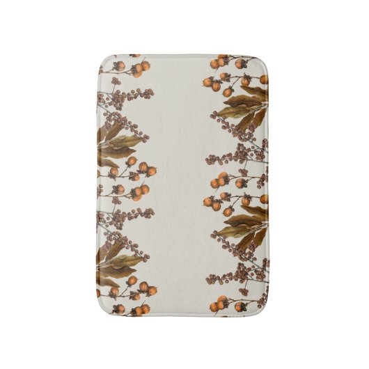 Herbstfall Wasserfarbenfolien-Blätter Badematte (Vorderseite Vertikal)