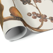 Herbstfall Wasserfarbenfolien-Blätter Geschenkpapier (Rolleneckpunkt)