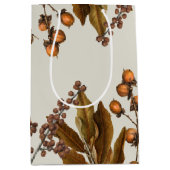 Herbstfall Wasserfarbenfolien-Blätter Mittlere Geschenktüte (Vorderseite)