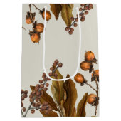 Herbstfall Wasserfarbenfolien-Blätter Mittlere Geschenktüte (Rückseite)