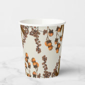 Herbstfall Wasserfarbenfolien-Blätter Pappbecher (Links)