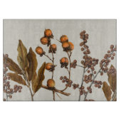 Herbstfall Wasserfarbenfolien-Blätter Schneidebrett (Vorderseite)