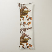 Herbstfall Wasserfarbenfolien-Blätter Seitenschläferkissen (Rückseite (Vertikal))