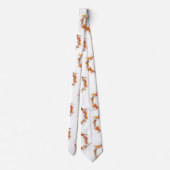 Herbstfall Wreath Glückwunsch Erntedankfest Krawat Krawatte (Rückseite)