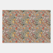 Herbstfallen Ahorn-Blätter, die Papierblätter umbl Geschenkpapier Set (Vorderseite 3)