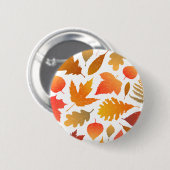Herbstfallen - Gemütliches Leaf-Muster Button (Vorne & Hinten)