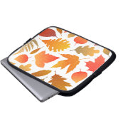Herbstfallen - Gemütliches Leaf-Muster Laptopschutzhülle (Vorne Knopf)