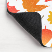 Herbstfallen - Gemütliches Leaf-Muster Mousepad (Ecke)