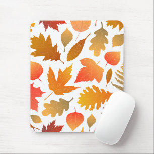 Herbstfallen - Gemütliches Leaf-Muster Mousepad
