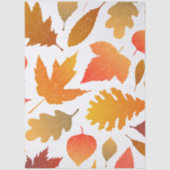 Herbstfallen - Gemütliches Leaf-Muster Seidenpapier (Vorderseite)