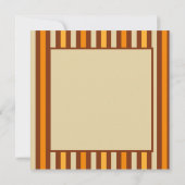 Herbstfallen Grußkarte (Rückseite)