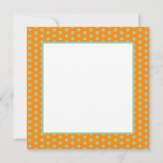 Herbstfallen Grußkarte (Rückseite)