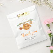 Herbstfallen Kleidung Linie Girl Babydusche Geschenktütchen (Versiegelt)