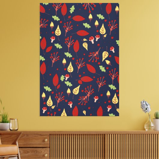 Herbstfallen Leinwanddruck (Insitu (Wohnzimmer))