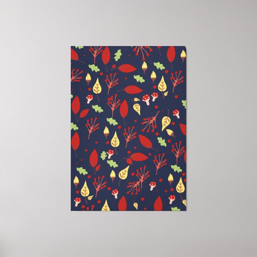 Herbstfallen Leinwanddruck (Vorderseite)