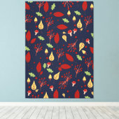 Herbstfallen Leinwanddruck (Insitu (Holzboden))