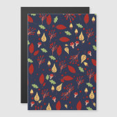 Herbstfallen Magnetkarte (Vorne/Hinten)