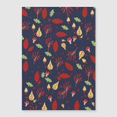 Herbstfallen Magnetkarte (Vorderseite)