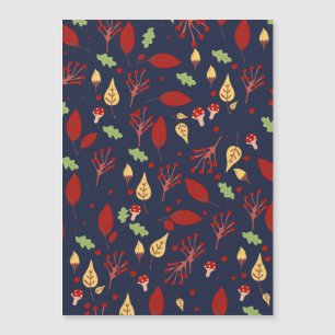 Herbstfallen Magnetkarte