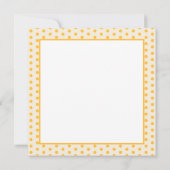 Herbstfallen Niedlicher Bärenkarten (Rückseite)