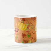 Herbstfallen Pumpkins Personalisierte Kaffee-Tasse Kaffeetasse (Mittel)