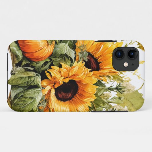 Herbstfallende Blätter Pumpkin Case-Mate iPhone Hülle (Rückseite (Horizontal))