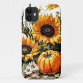 Herbstfallende Blätter Pumpkin Case-Mate iPhone Hülle (Rückseite)