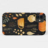 Herbstfallende Blätter Pumpkin Case-Mate iPhone Hülle (Rückseite (Horizontal))