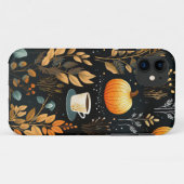 Herbstfallende Blätter Pumpkin Case-Mate iPhone Hülle (Rückseite (Horizontal))