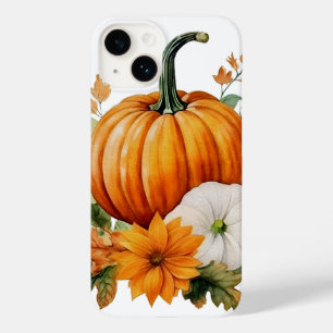 Herbstfallende Blätter Pumpkin Gewürz Ernte Happy Case-Mate iPhone 14 Hülle