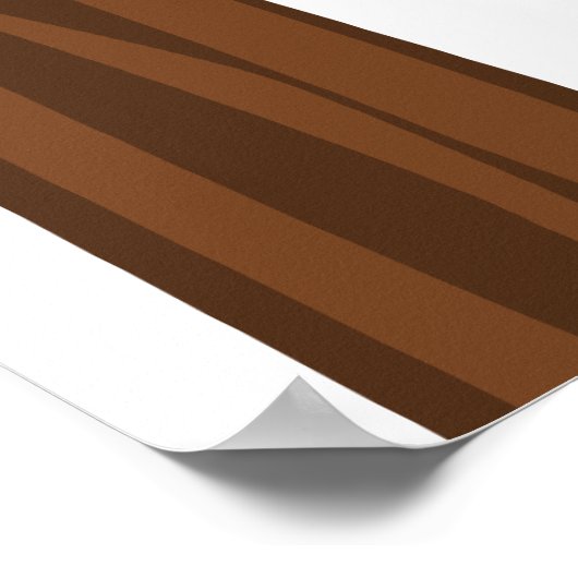 Herbstfallendes Blätter Hochzeitstabelle Poster (Ecke)