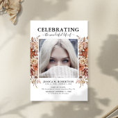 Herbstfallfeierprogramm Dreifach Gefaltete Einladung