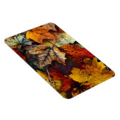 Herbstfallfolien Fotografie-Flexi-Magnet Magnet (Rechte Seite)