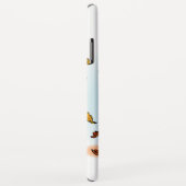 Herbstfallmädchen spielt mit Blätter Case-Mate iPhone Hülle (Hinten/Rechts)