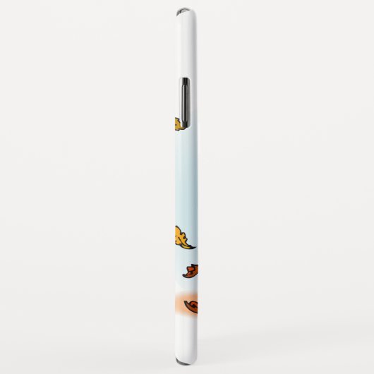 Herbstfallmädchen spielt mit Blätter Case-Mate iPhone Hülle (Hinten/Rechts)