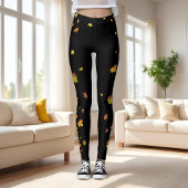 Herbstfallmapier Blätter LEGGINGS