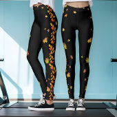Herbstfallmapier Blätter LEGGINGS