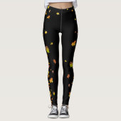 Herbstfallmapier Blätter LEGGINGS (Vorderseite)