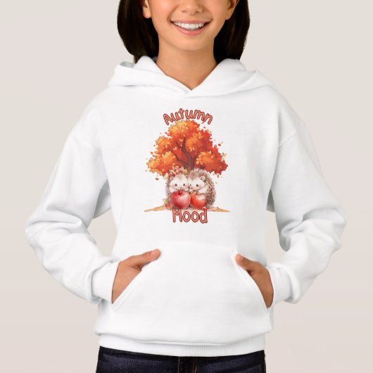 Herbstfallstimmung Niedlich Hoodie (Vorderseite)