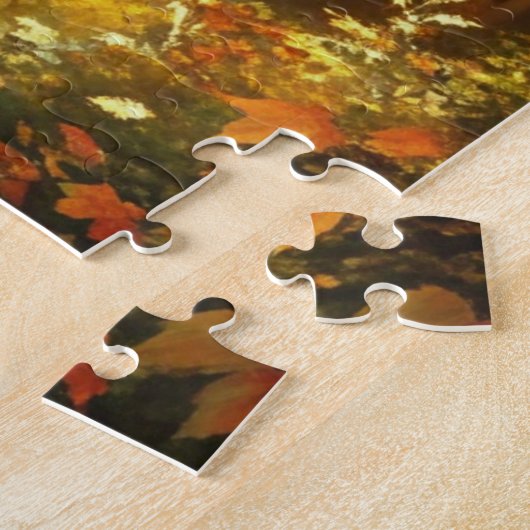 Herbstfallszene mit Gazebo Puzzle (Seite)