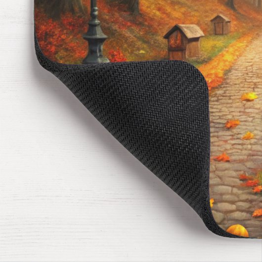 Herbstfallszene Mousepad (Ecke)