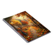 Herbstfallszene Notizblock (Rechte Seite)