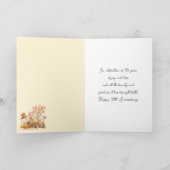 Herbstfällt Jahrgang 50. Goldenes Jubiläum Karte (Innenseite)