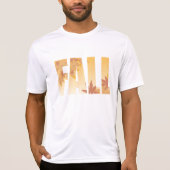 Herbstfalltypografie-Design mit Blätter T-Shirt (Vorderseite)