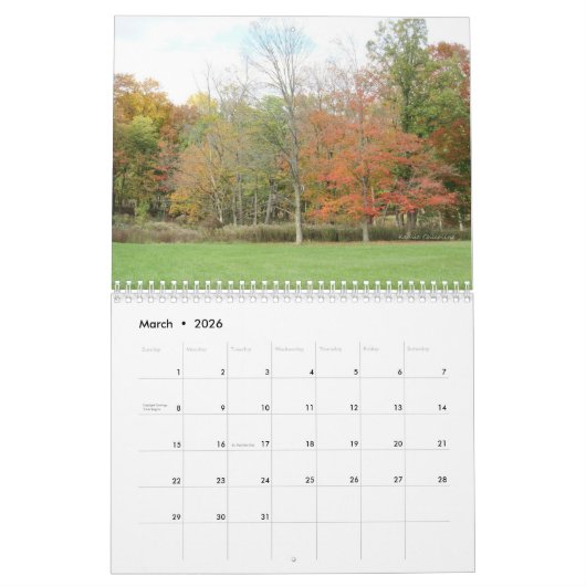 Herbstfarbe 2023 Kalender (Mär 2026)
