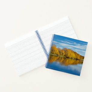 Herbstfarbe am Clutha River Notizblock