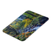 Herbstfarbe am Rande des Sternenbachs Fall 2 Magnet (Linke Seite)