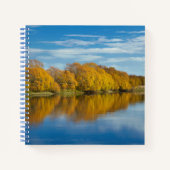 Herbstfarbe auf dem Fluss Clutha Notizblock (Vorderseite)