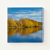 Herbstfarbe auf dem Fluss Clutha Notizblock (Rückseite)