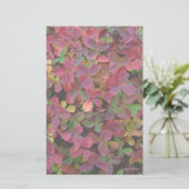 Herbstfarbe Briefpapier (Stehend Vorderseite)